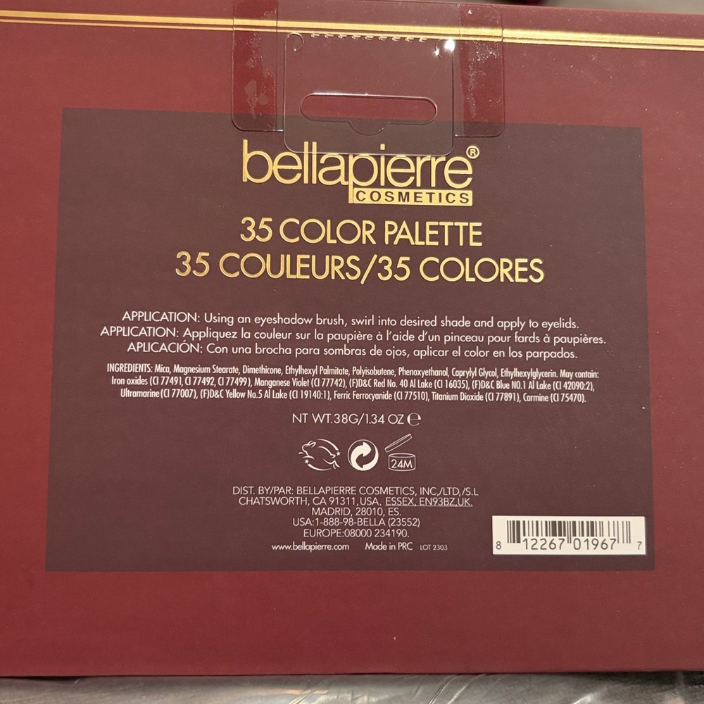 Bellapierre Cosmetics Cherry Pop Eyeshadow Palette - NEVER USED!!  makeup beauty - Picture 4 of 4